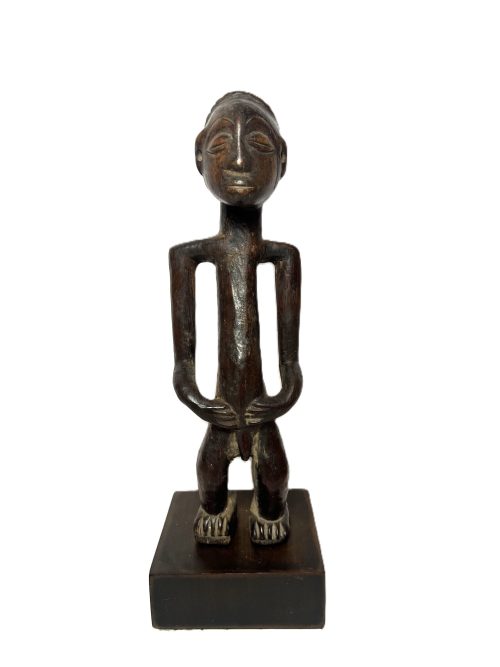 A rare Luba personal protective figure, D.R. Congo