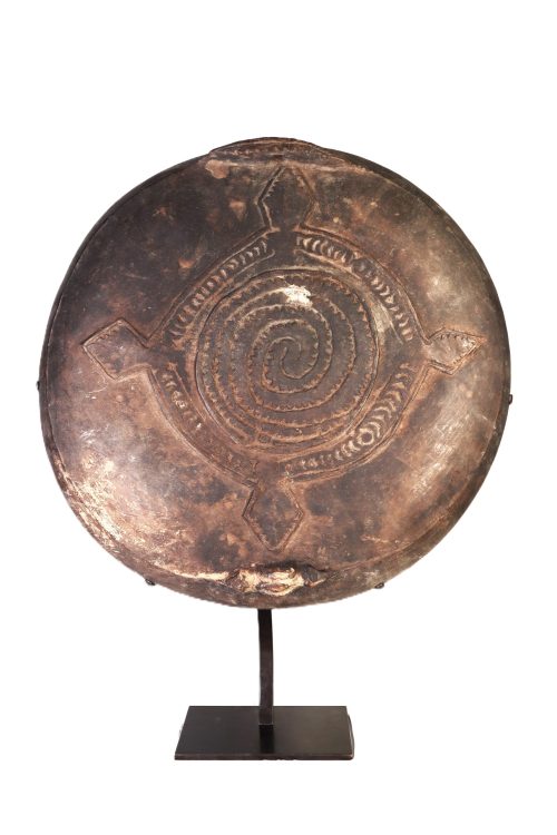 A Boiken Carved Wooden Ceremonial Disk - Papua New Guinea
