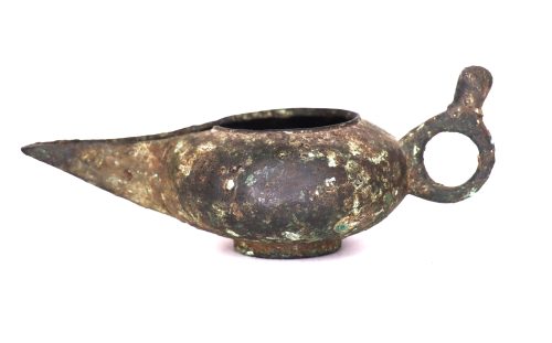 Ancient Persian oil lamp - around 9th century - Iran